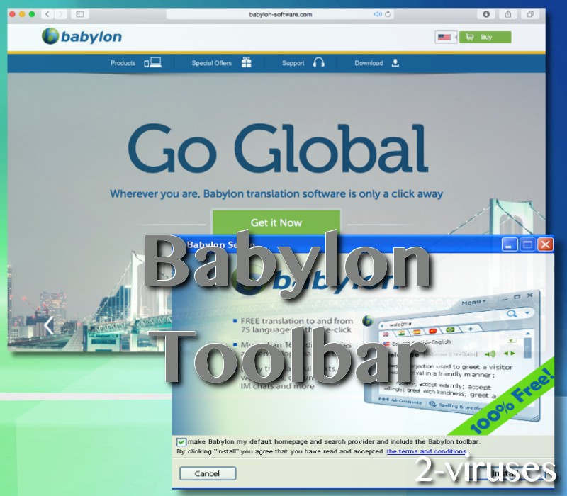 virus babylon dictionary google toolbar