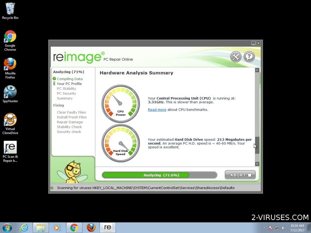 use reimage cleaner