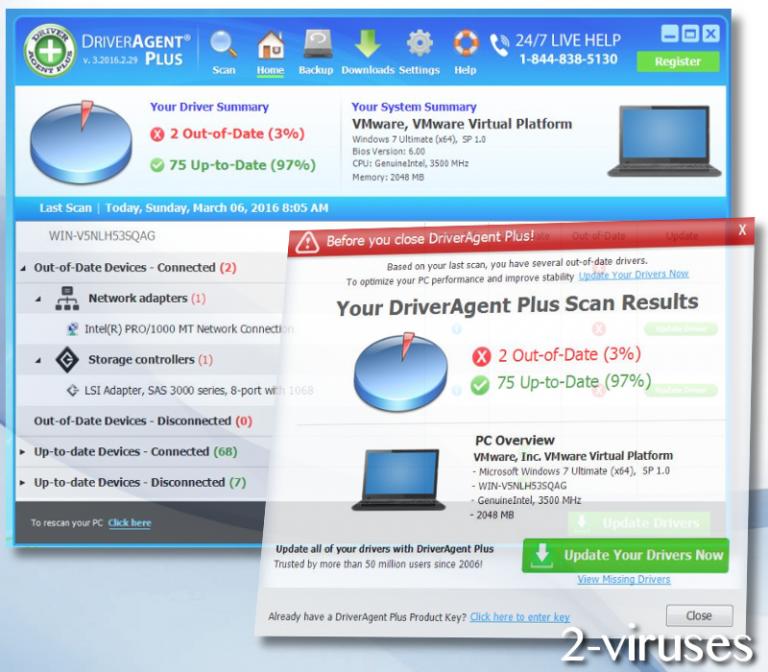 DriverAgent Plus – How to remove – Dedicated 2-viruses.com