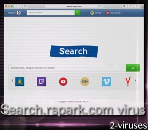 Search.rspark.com virus