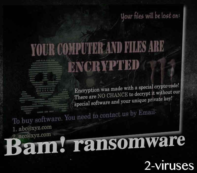 Bam! Ransomware Virus – How To Remove – Dedicated 2-viruses.com