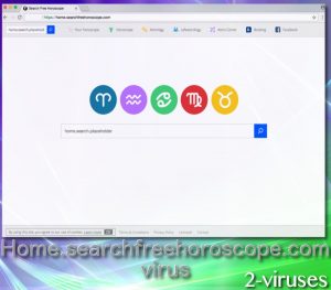 Home.searchfreehoroscope.com virus