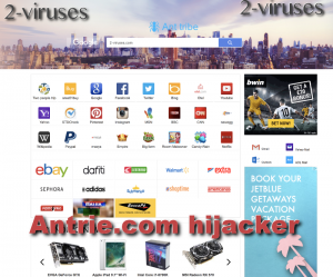 Antrie.com hijacker