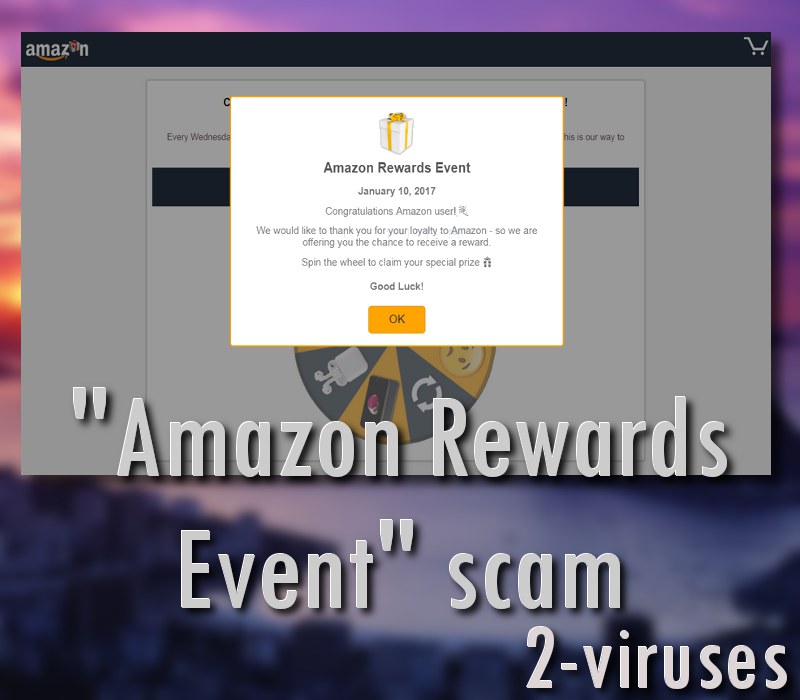 Amazon Rewards Event Scam How To Remove 2 Viruses Com - 
