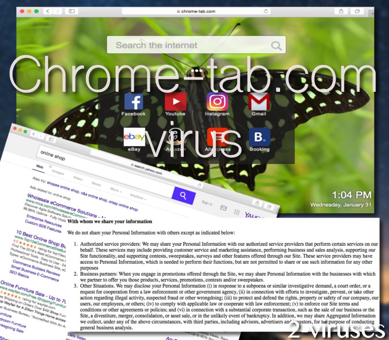 Chrome-tab.com virus – How to remove – Dedicated 2-viruses.com