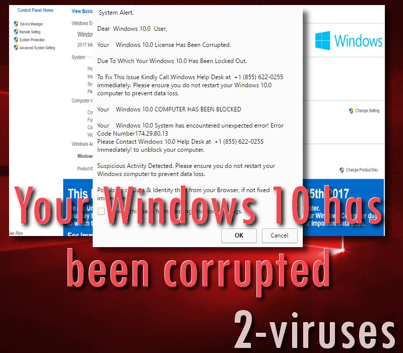 microsoft windows license scam