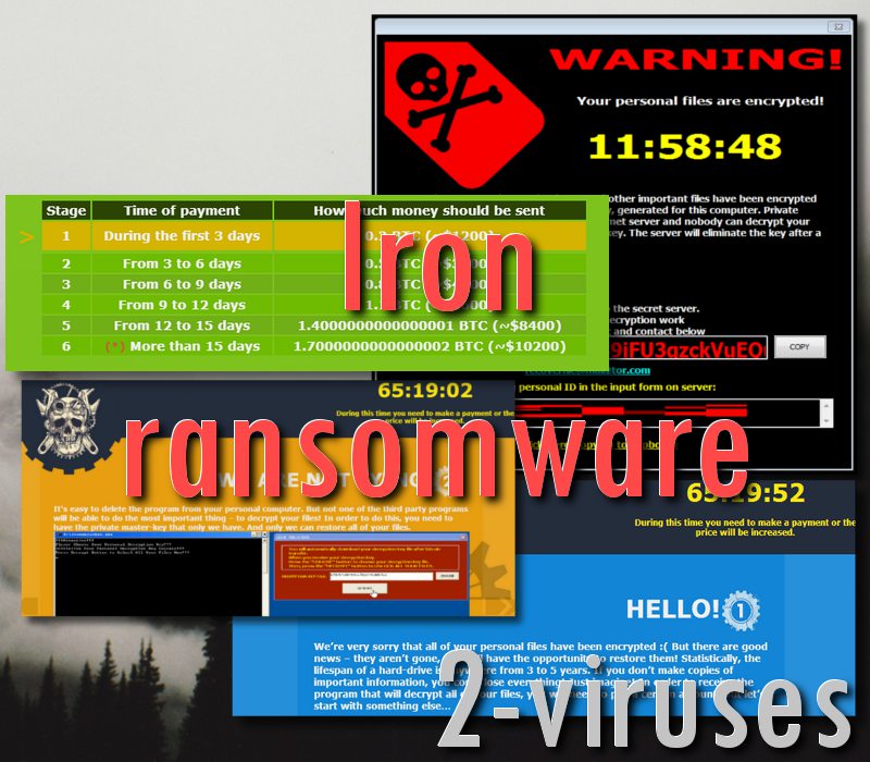 Iron ransomware – How to remove – Dedicated 2-viruses.com