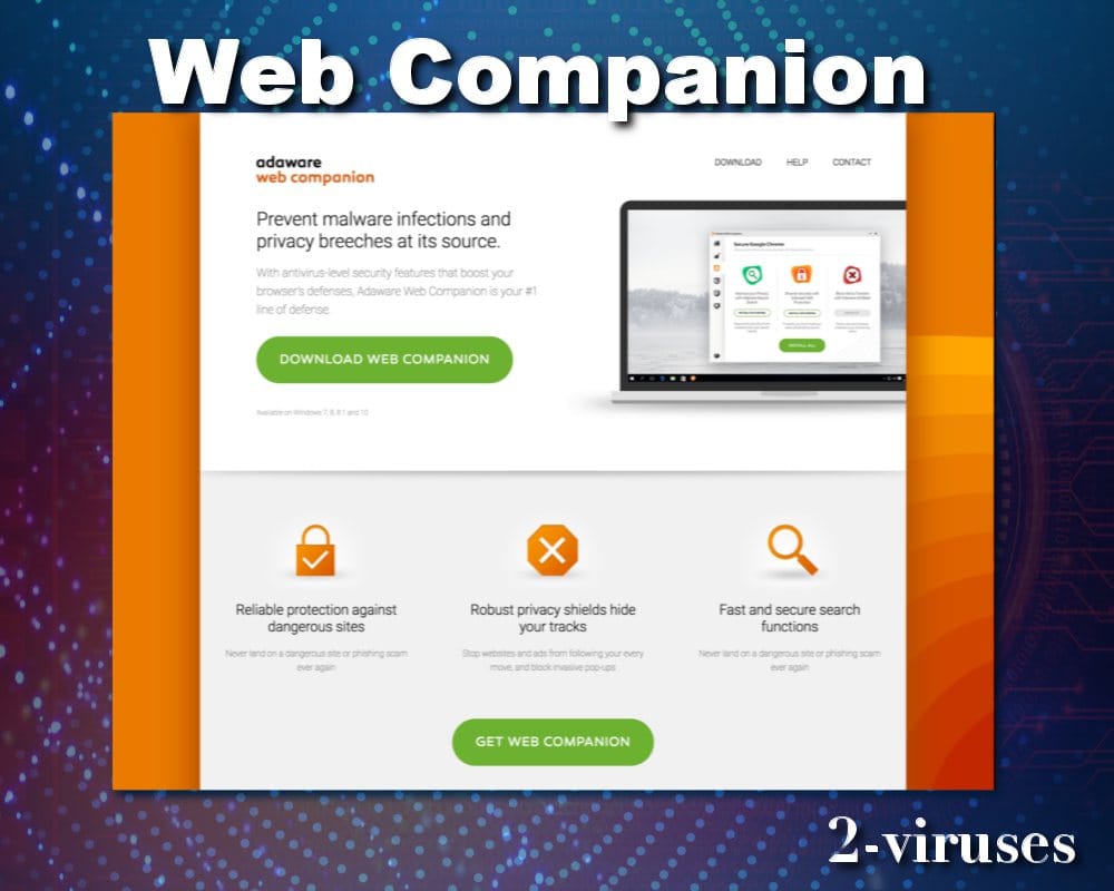 Web Companion - How To Remove - 2-viruses.com