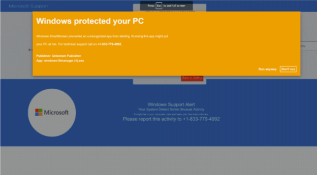 ‘Windows Protected Your PC’ Scam – How To Remove – Dedicated 2-viruses.com