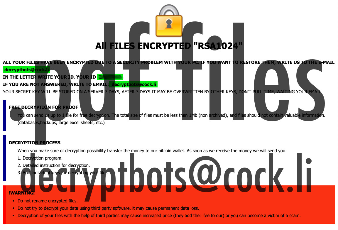 Decryptbots Cock Li Pdf Ransomware How To Remove Dedicated 2