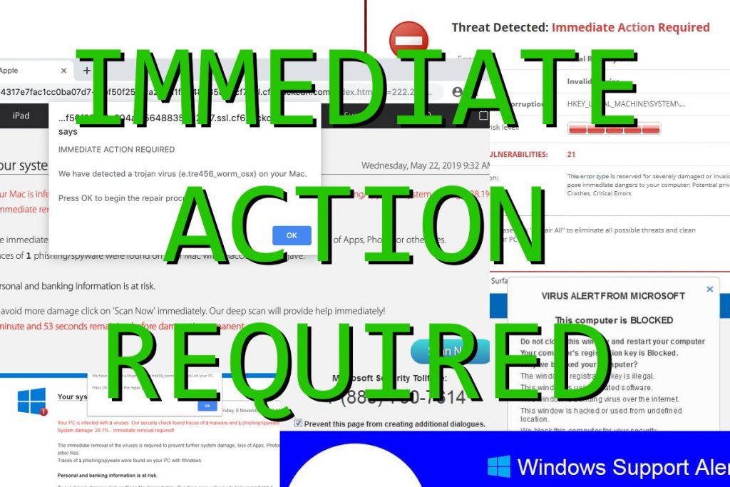 “Immediate Action Required” Warnings How to remove Dedicated 2