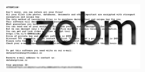 Zobm Ransomware