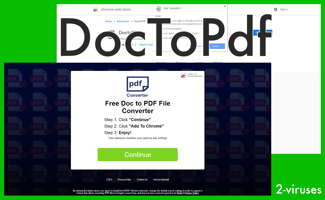 DocToPdf Search Hijacker – How To Remove – Dedicated 2-viruses.com