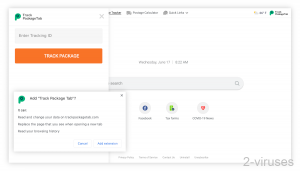 Trackpackagetab.com Hijacker