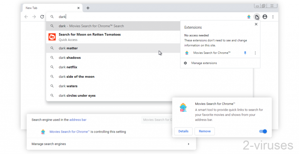 Movies Search for Chrome™ Hijacker – How to remove – Dedicated 2 ...