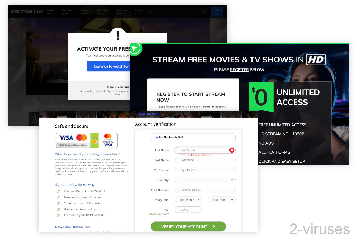 virus free movie sites without registration