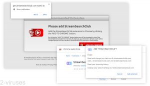 StreamSearchClub Ads and Redirects