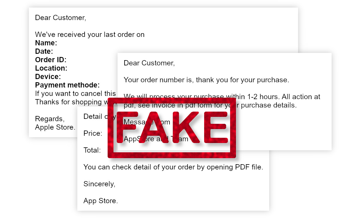 apple purchase receipt email scam