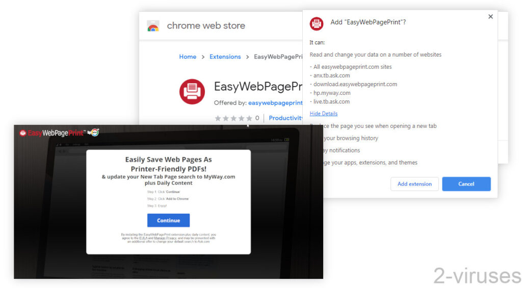 easy webprint ex opening