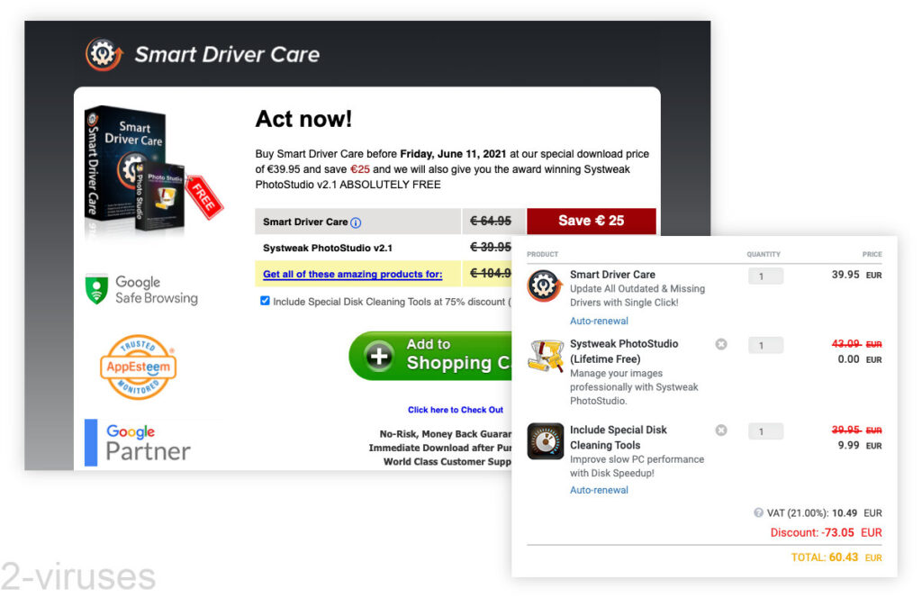 Smart Driver Care – How to remove – Dedicated 2-viruses.com