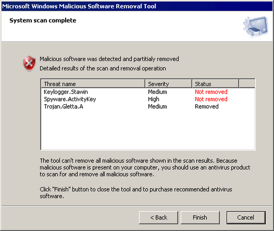 how to use microsoft malicious software removal tool
